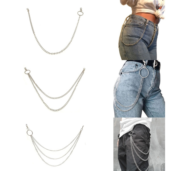 Punk Hip-hop Trendy Belt Waist Chain 