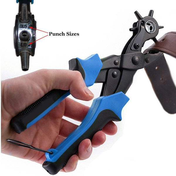 Leather Hole Puncher Easily Punches Perfect Round Holes, Best