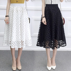 Fashion Skirts, long skirt, slim, halfdres
