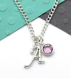 Jewelry, Gifts, nceklace, initial