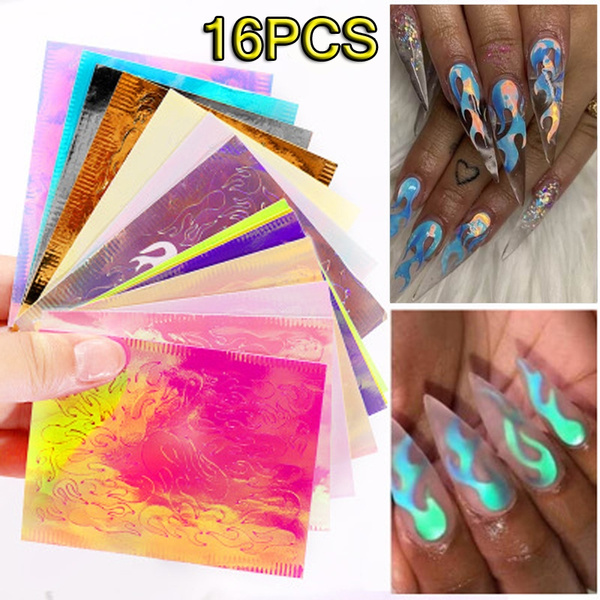 Metallic Holographic Laser Nail Tape