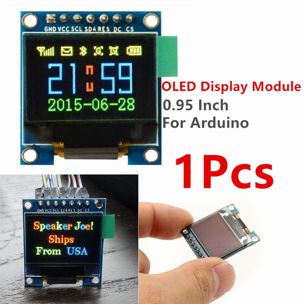 0.95 Inch 7pin Full Color 65K Color SSD1331 SPI OLED Display Module For Arduino 