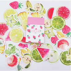 fruitdecorationsticker, Stickers, Handmade, emondecorationsticker