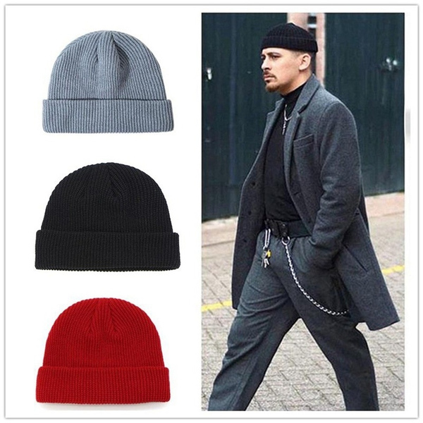 10 Colors Color Knitted Beanie Cap Winter Warm Brimless Skull Cap For Unisex Women Men | Wish