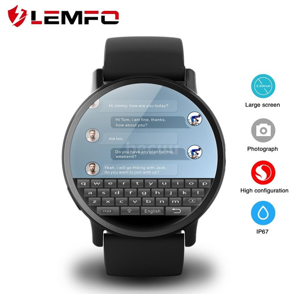 Lemfo lem x 4g smart watch store android 7.1