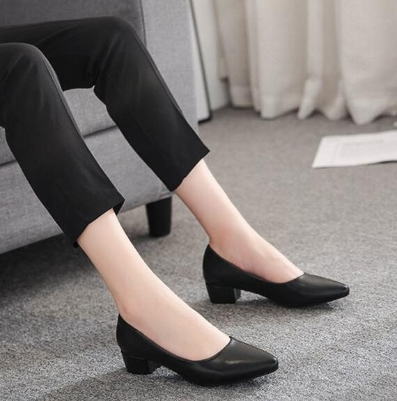 Womens low sale heel work shoes