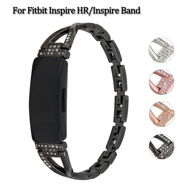 Fitbit inspire hr online metal band