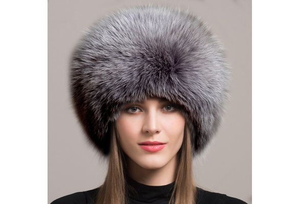 Elegant Women Fur Hat New Womens Winter 