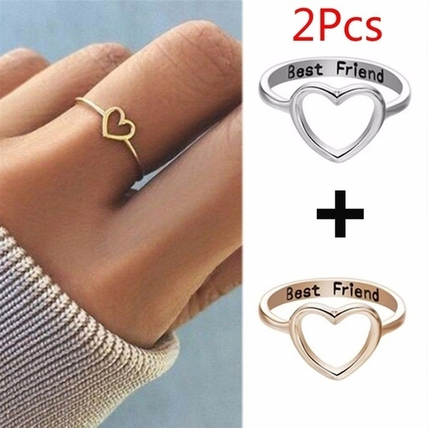 Best friend rings on sale boy and girl