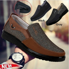 Flats, breathableshoesformen, casual shoes for men, Men