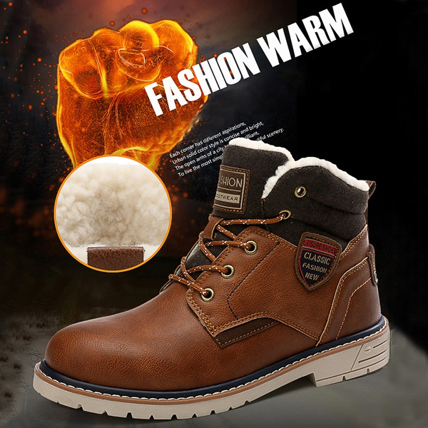 mens high cut lace up boots