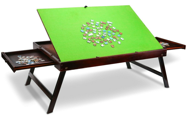 jigsaw puzzle table storage folding 