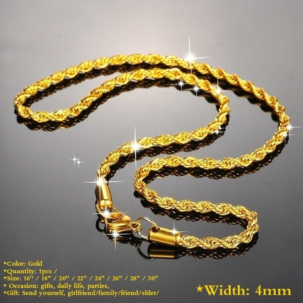 1PC 18k Yellow Italian Gold Polished 