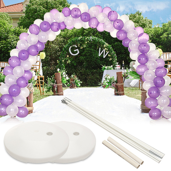 Balloon Arch Frame Diy Column Stand Builder Kit Clip Birthday Wedding Decoration Wish