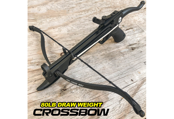 USA STOCK FAST SHIPPING Hunting Camping Tactical Self-Cocking COBRA Air Gun  Hunting Fishing Outdoor Pistol Crossbow w/ Arrows 80LB