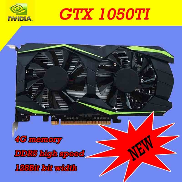 GTX 1050 Ti 4GB Independent DDR5 128Bit Graphics Card with Dual Fan Speed and Smooth Gaming Experienc