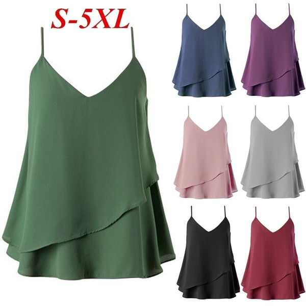 Solid Tight Women Tank Tops with Double Straps Summer Camis