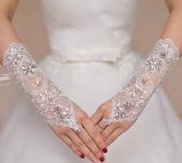 fingerlessglove, Shorts, Lace, Wedding Accessories