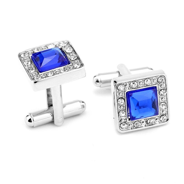 1 Pair Level silver Mens Wedding Party Gift shirt Cuff links Fasion 