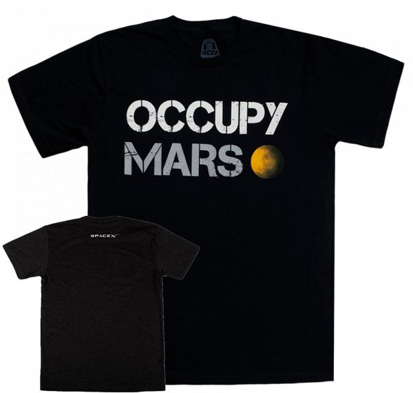 SpaceX Elon Musk OCCUPY MARS T-Shirt 