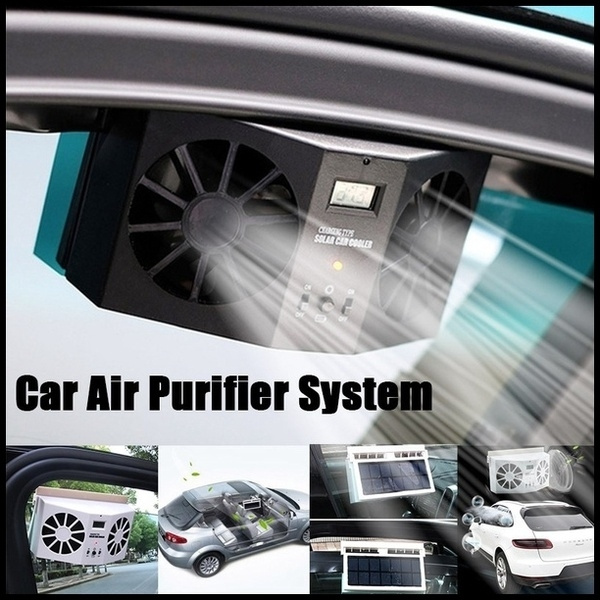 solar ac car window