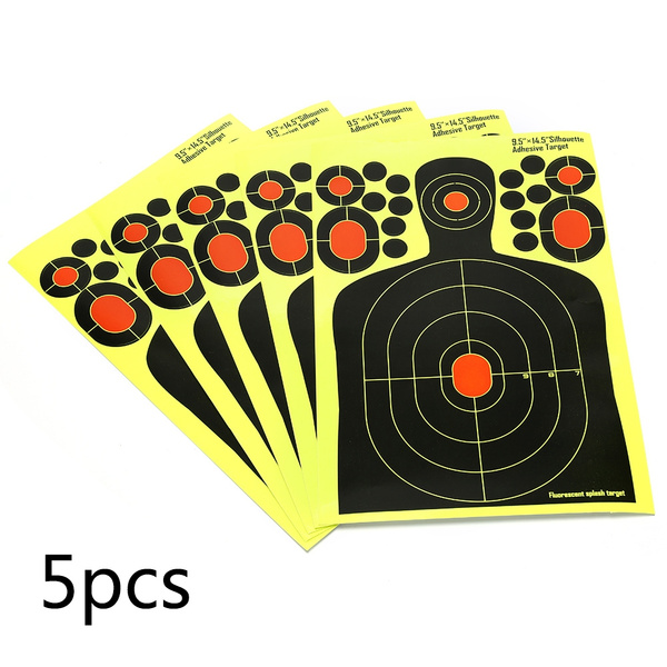 Hostage Targets Splatter Adhesive Target Stickers Hunting Shooting  RT 