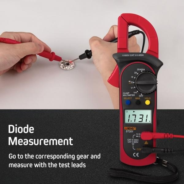 Digital Clamp Meter, ST201 Automatic Digital Clamp Meter Current