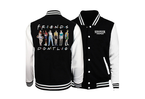 stranger things baseball jacket