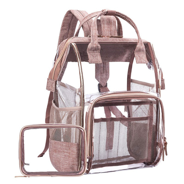 mini transparent backpack