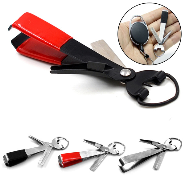Fly Fishing Clippers Quick Knot Tying Tool Line Cutter Fast Hook Nail Knotter