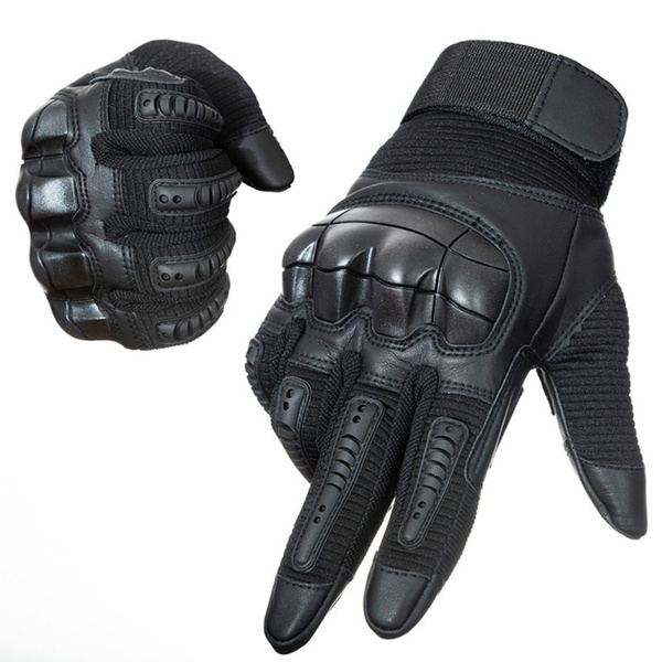 Touch Screen Tactical Gloves Full Finger Hard Knuckle Airsoft Motorcycle Cycling 