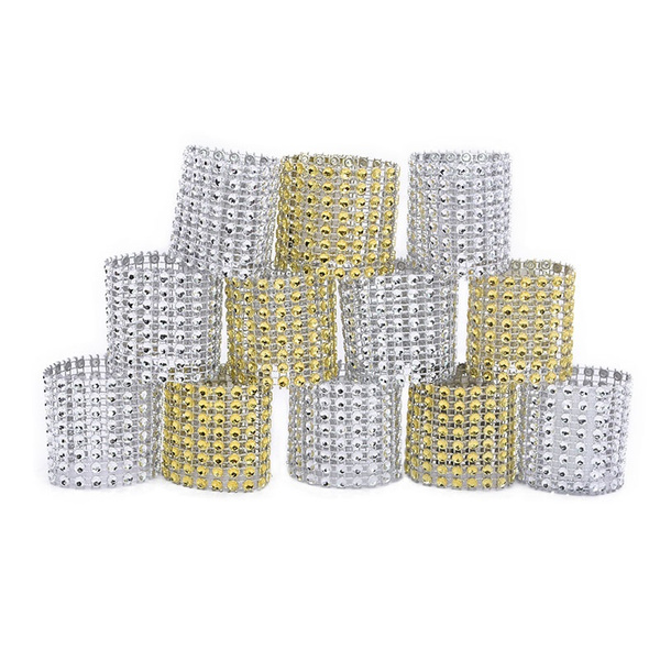 Crystal Napkin Rings, Weddings & Events