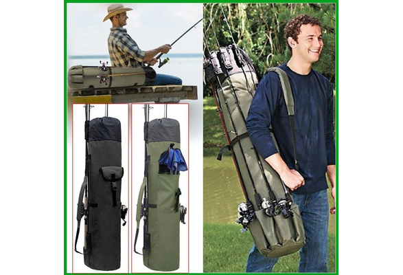 ltd heavy duty fishing rod travel carry case bag