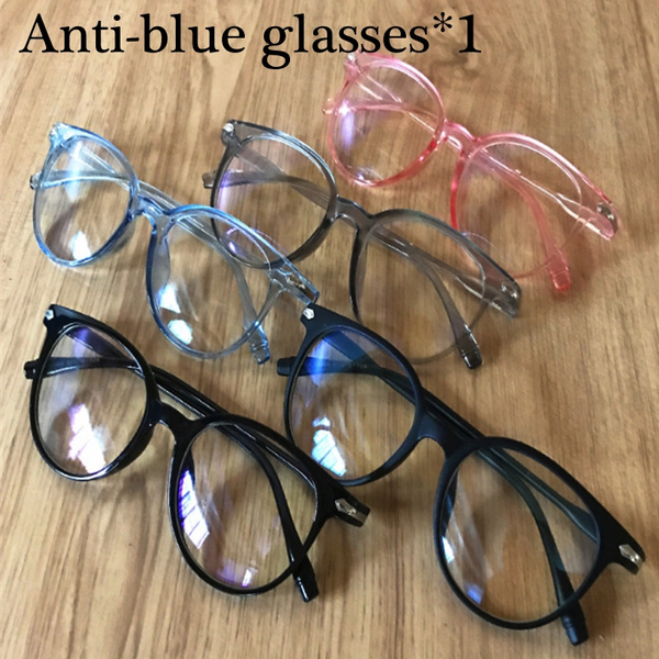 Blue Light Glasses Blue Light Blocking Eyeglass Plain Glasses Party Photo Props Amosfun Computer Anti 