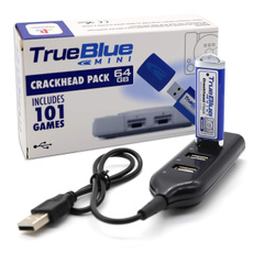 True Blue Mini - Paquete Crackhead (64 GB) para PS Classic PS1
