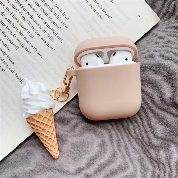 Cute Ice-cream Silicone Earphone 