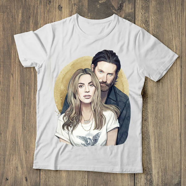 A Star Is Born Bradley Cooper And Lady Gaga Womens T Shirt Cotton