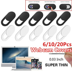6/10/20 Pcs Ultra Thin Webcam Cover Slider Privacy Protection Camera Shutter Shield Stickers
