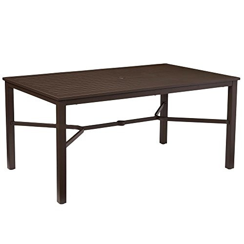 Refurbished Yotrio Fts70660c Mix Match Rectangular Metal Outdoor Dining Table Wish