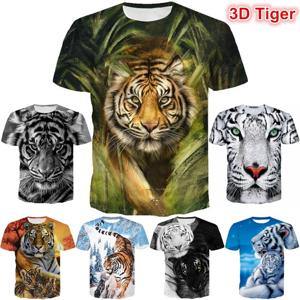 3D Tiger T Shirt | Tiger-Universe