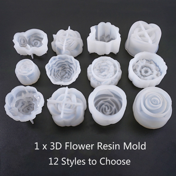 Flower Silicone Mold Floral Epoxy Resin Molds Jewelry Making