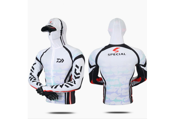 Professional Breathable Quick Dry Fishing Hoodie Anti-UV Sunscreen
