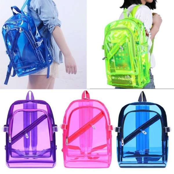 clear plastic fashion bags