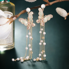 crystal pendant, ladiesjewellery, butterfly earrings, Jewellery
