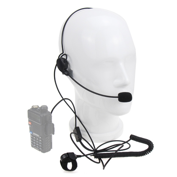 2 PIN PTT Mic Headphone Headset RETEVIS for KENWOOD RETEVIS BAOFENG UV5R 888S