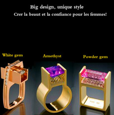 pink, Engagement, wedding ring, gold