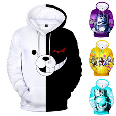 danganronpa, 3D hoodies, Fashion, Cosplay