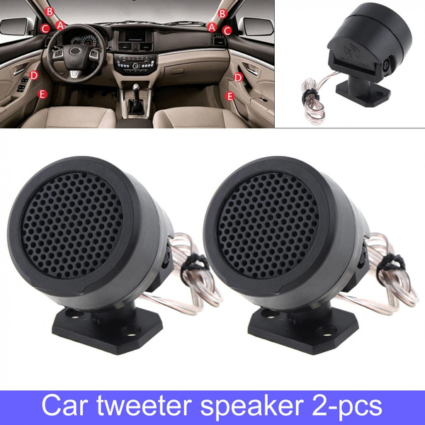 Mini Haut-parleur Tweeter Voiture 35mm - 500W, 98dB - Universel 12V - Pour Améliorer Le Son Autoradio