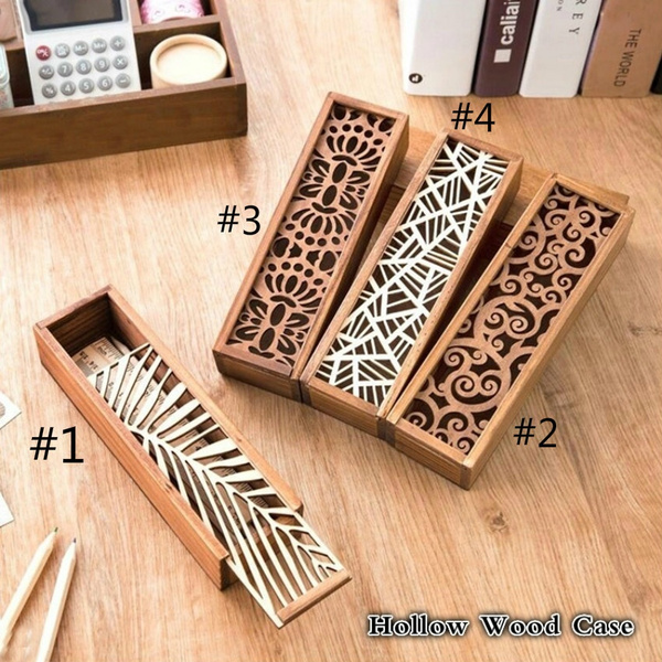 Wooden pencil 2024 case box