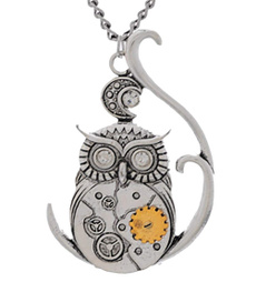 Antique, Owl, Jewelry, Chain